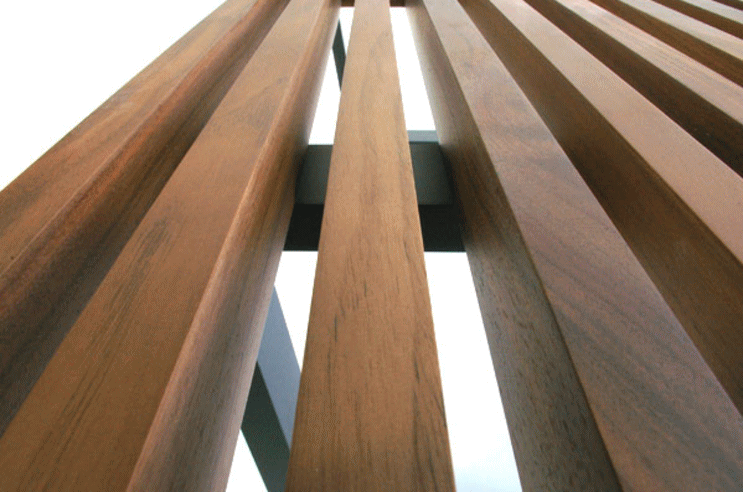 ジョージ・ネルソンがデザインしたネルソンベンチもしくはプラットホームの座面