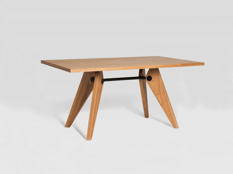 ジャン・ブルーヴェがデザインしたソルベイテーブルW1500