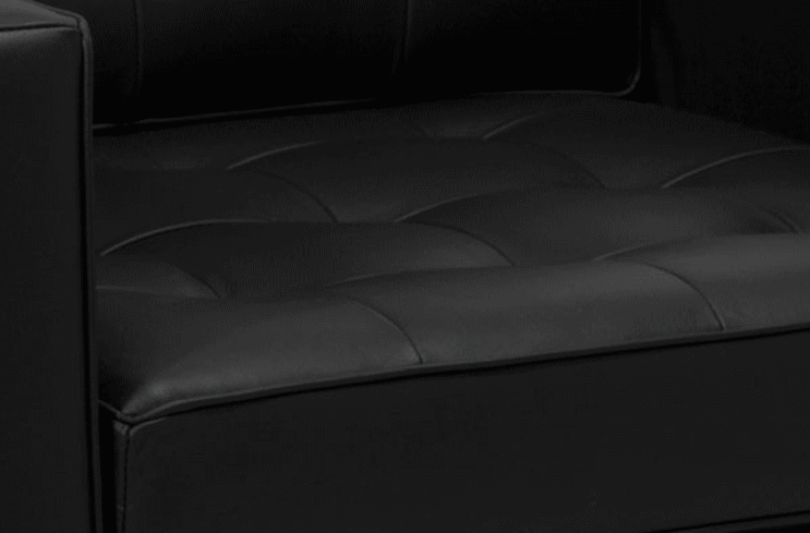 フローレンス・ノールがデザインした1206ラウンジ2人掛けソファの座面